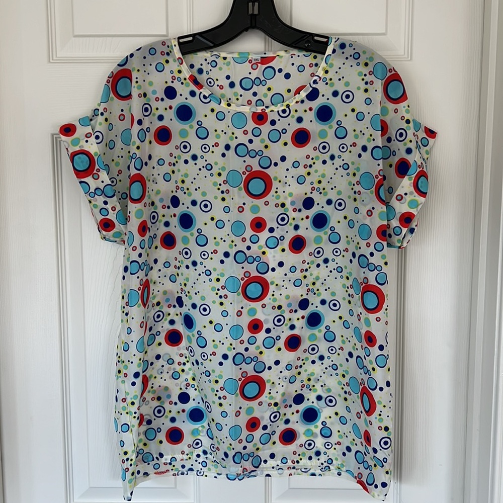 Polka dot blouse